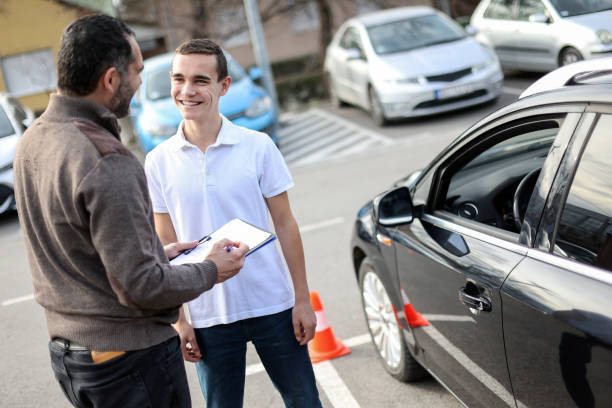 Drive Cars Lessons Photo 470+ Teenage Boy Taking A Driving Lesson Stock Photos, Pictures ...