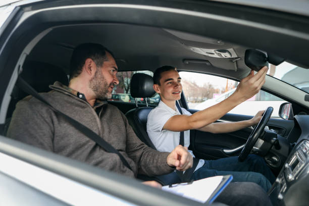 istock Teenager learning how to drive a car 2030425631