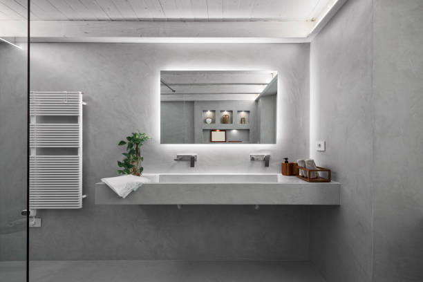istock Interior view of a modern bathroom 2030508099