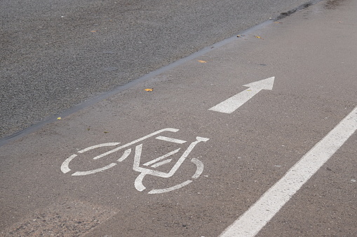 bike lane sign