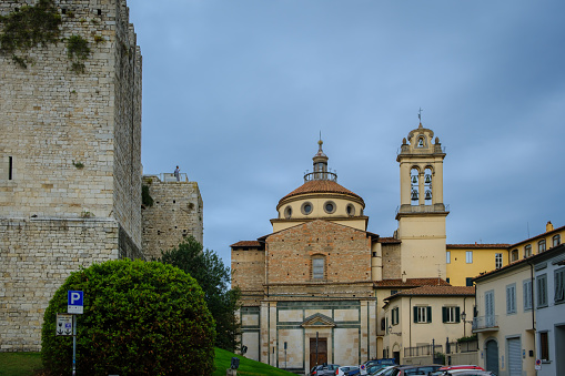 Church in Prato, Italian medieval town in Tuscany