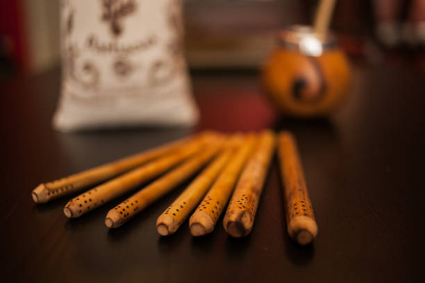 istock A collection of wooden sticks displayed on a table 2030653491
