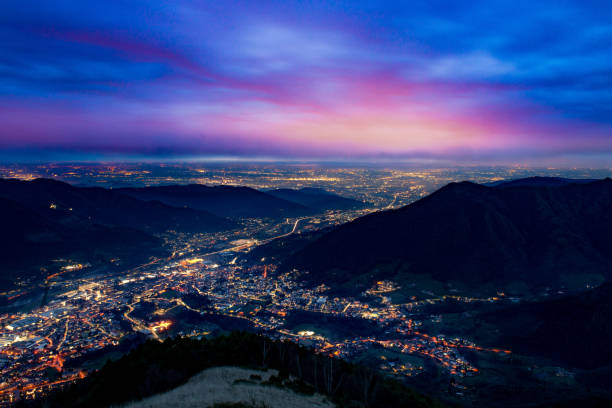 istock Seriana valley illuminated at sunset 2030653495