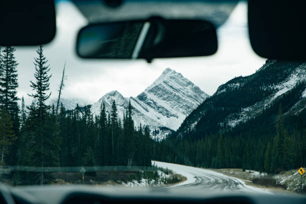 istock Banff National Park from a car window 2030674423