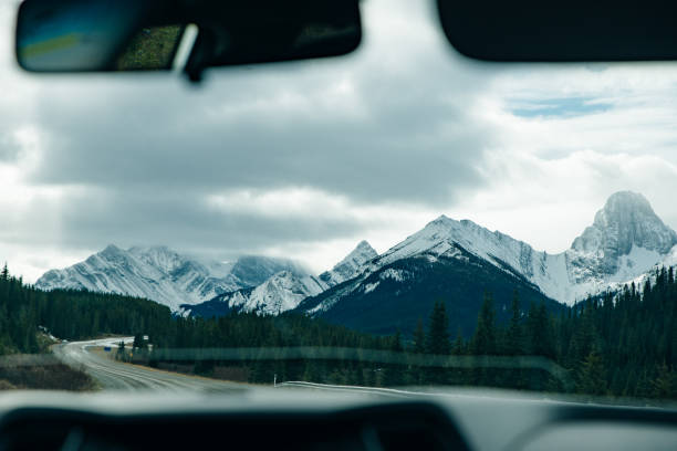 istock Banff National Park from a car window 2030676014