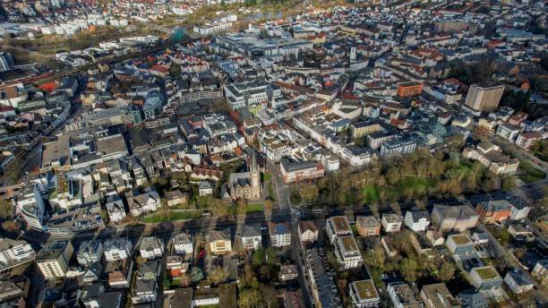istock Aerial view around the city Giessen 2030827079