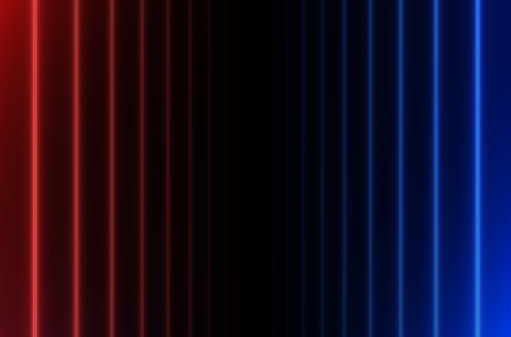 Laser blue red edge dark patriotic independence day election American culture USA background with copy space.