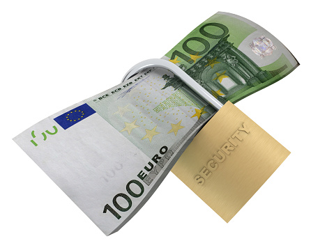 Euro money safe security lock insurance