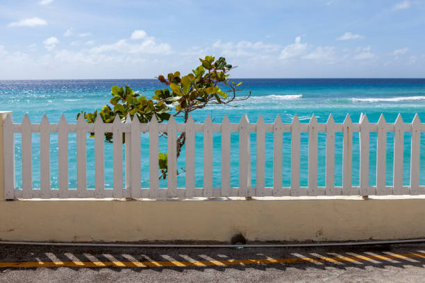 A gazebo at the end of a dock in Jamaica