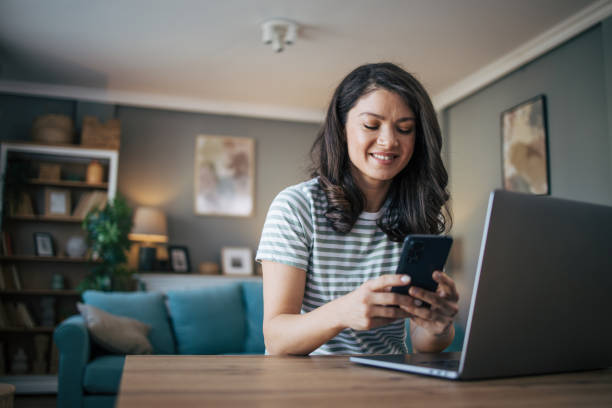 istock Young female freelancer or student working from home. 2030989321
