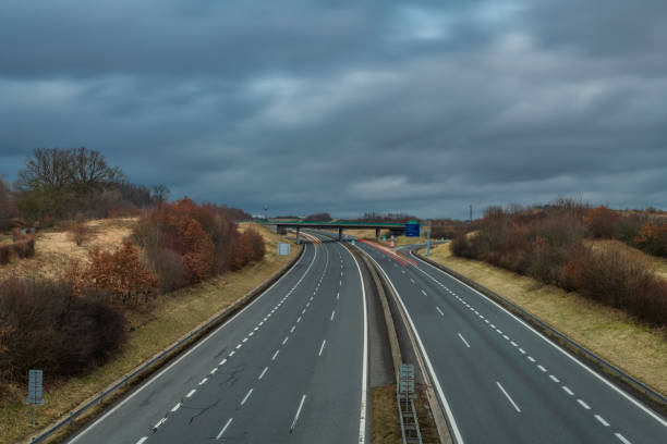 istock View from old railway with bridge over highway near Usti nad Labem city 2030997206