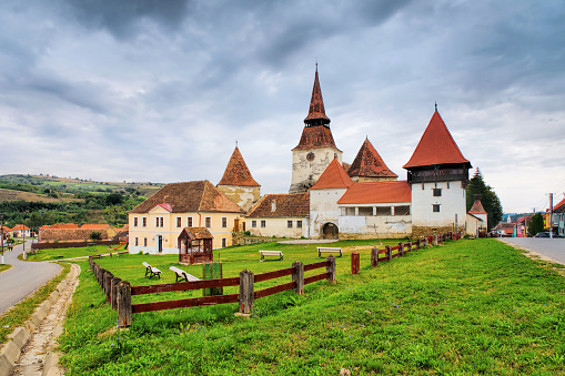 Fortified church Arkeden in Archita in Transylvania in Romania