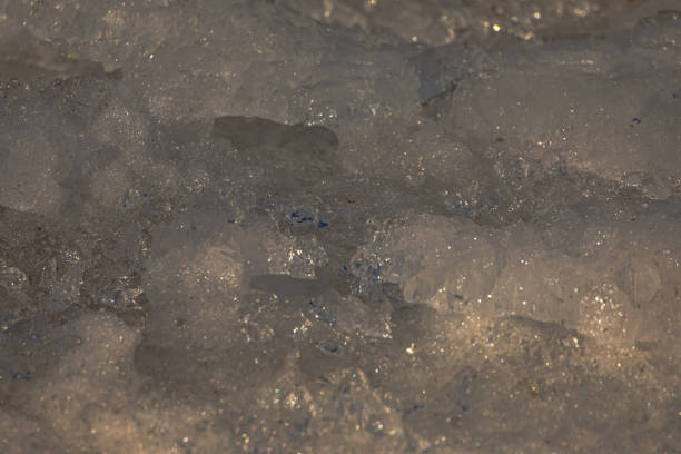 The water has frozen in some places on Lake Ontario and as a result we have ice in some places.