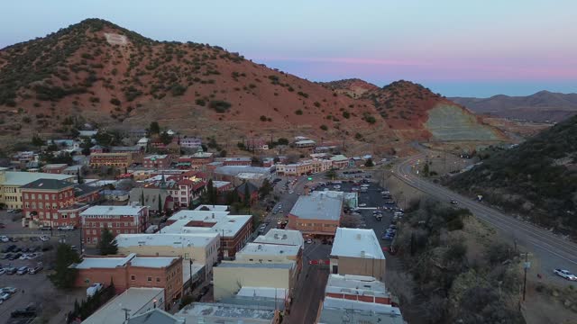 Bisbee, a historical mining town in South-Eastern Arizona, America, USA.