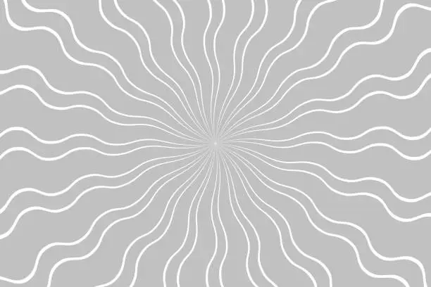 Vector illustration of Vector abstract swirl background. Simple illustration with optical illusion, op art, 3d effect.