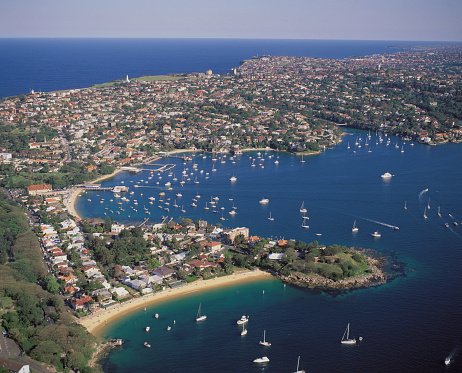 The beaches at Watson's Bay and Camp Cove on Sydney Harbour, Australia.