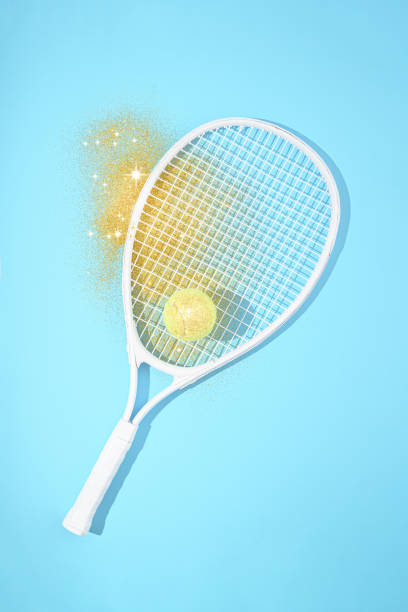 istock A tennis racket with a tennis ball 2031307973