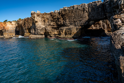 Boca Do Inferno - Hell's Mouth, Coastal scenery of Av. Rei Humberto II de Itália, cascais, Portugal.