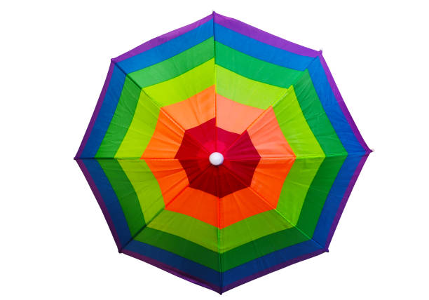 istock umbrella in LGBT colors on a white background 2031560904