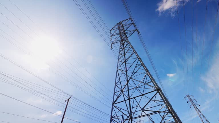 Electricity Power Transmission Towers in Southern California