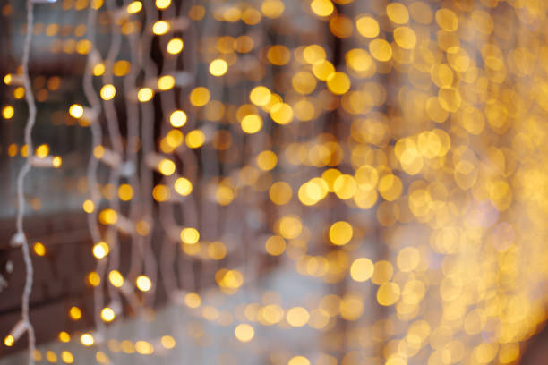 istock Abstract sunny bokeh on orange background 2031619558