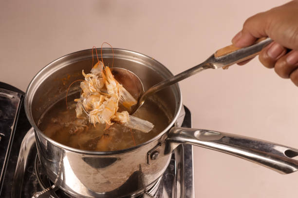 istock The Process of Making Stock from Shrimp Heads and Shells. 2031708787