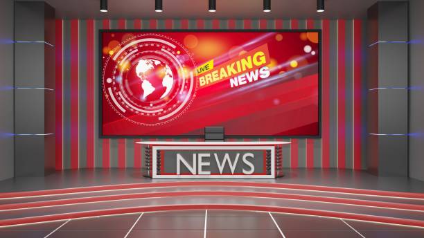 istock white table and lcd background in a news studio room.3d rendering. 2031711896