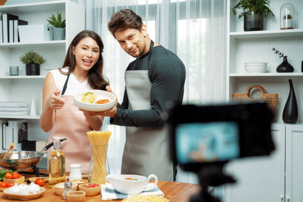 istock Influencers completely cooked spaghetti topped tomato sauce. Postulate. 2031738885