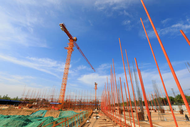 istock The workers are working hard on the construction site, North China 2031944123
