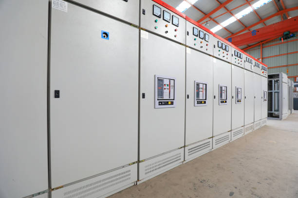 Electrical equipment products are in the production workshop