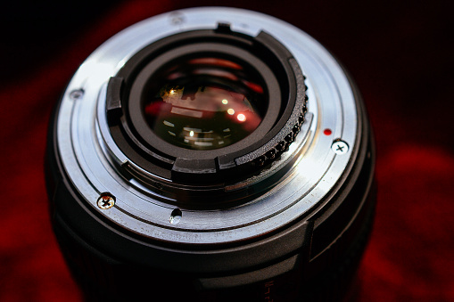 camera lens  close up detail