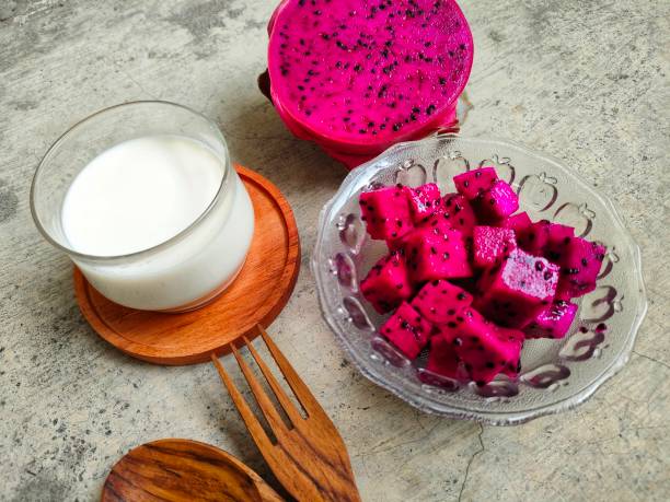 istock pieces of fresh red dragon fruit 2032009344