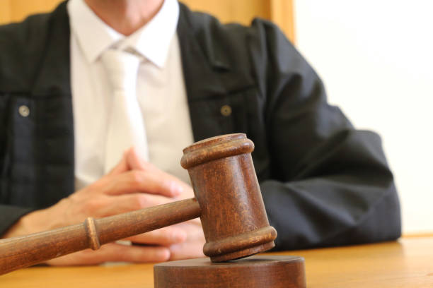 istock Close up of judge's gavel as symbol image for judgment 2032043800