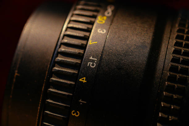 camera lens  close up detail