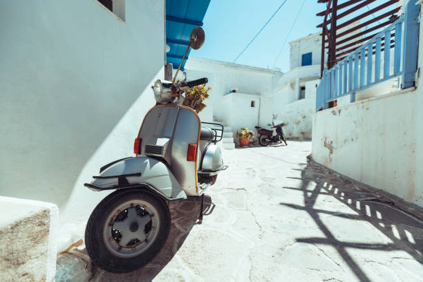 Summer vacation in Greece: views and landscapes of Cyclades islands. The island of Kimolos
