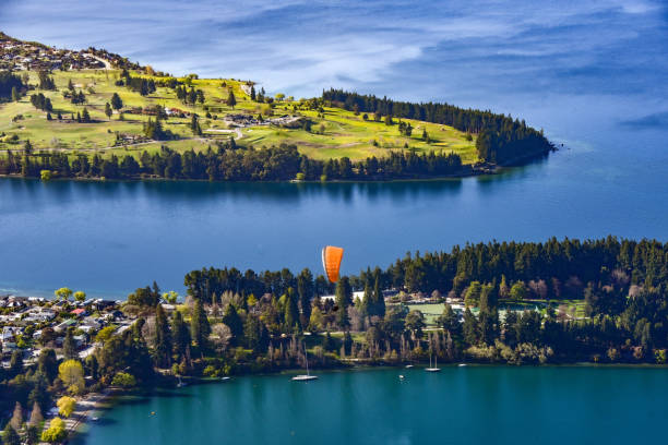 istock Lake Wakatipu view from Queenstown mountain top 2032178505