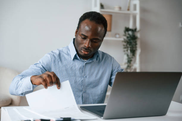 istock Businessman is working in the office by laptop 2032237647
