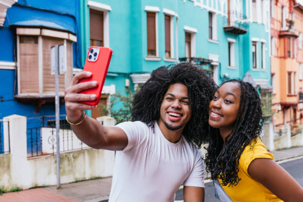 istock Memory Lane: Vibrant Selfie Moment Among Friends 2032245663
