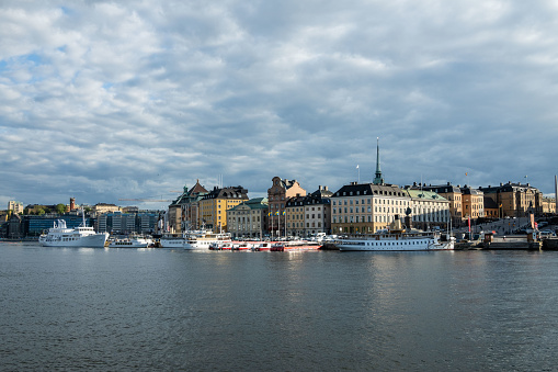 Stockholm Archipelago in all its glory from a boat on a clear spring day, enjoy scenic views of the vibrant islands, tranquil waters, and the Baltic Sea. Immerse yourself in the beauty of this Swedish maritime wonderland.