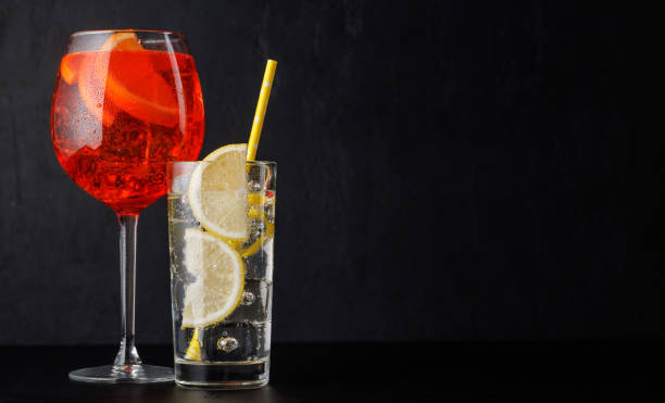 istock Spritz and gin tonic cocktails 2032293379
