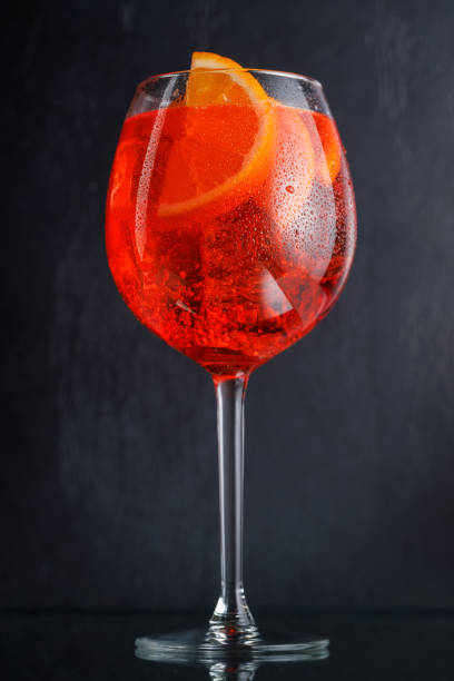 istock Spritz cocktail with orange slice and ice 2032294457