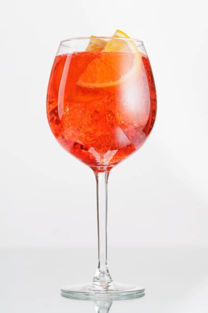 istock Spritz cocktail with orange slice and ice 2032294469