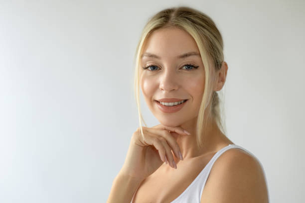istock Pretty woman with cute smile 2032343617