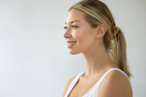 istock Side-view portrait of woman 2032356737