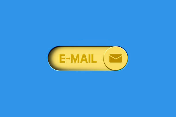 3d render e-mail logo (clipping path)