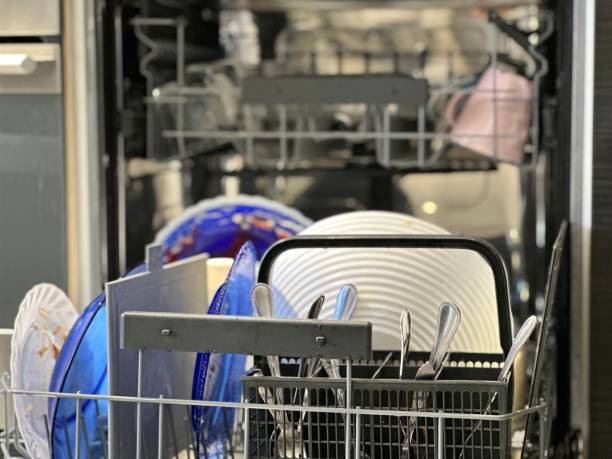 istock Dirty dishes in the dishwasher. 2032397646