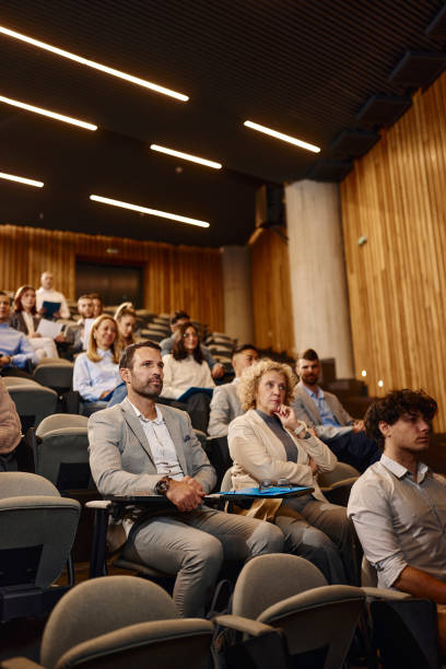 istock Business seminar in convention center! 2032398175