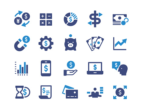 Finance Icons Set - Classic Graphic Series
