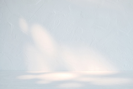 Background with delicate play of light and shadow across a serene, pale surface, suggesting calmness and simplicity.