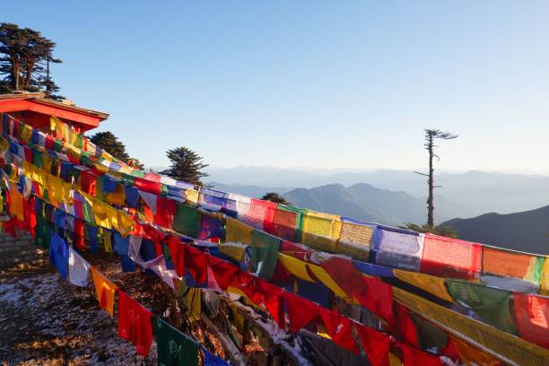 istock Prayer flags in Bhutan 2032487556